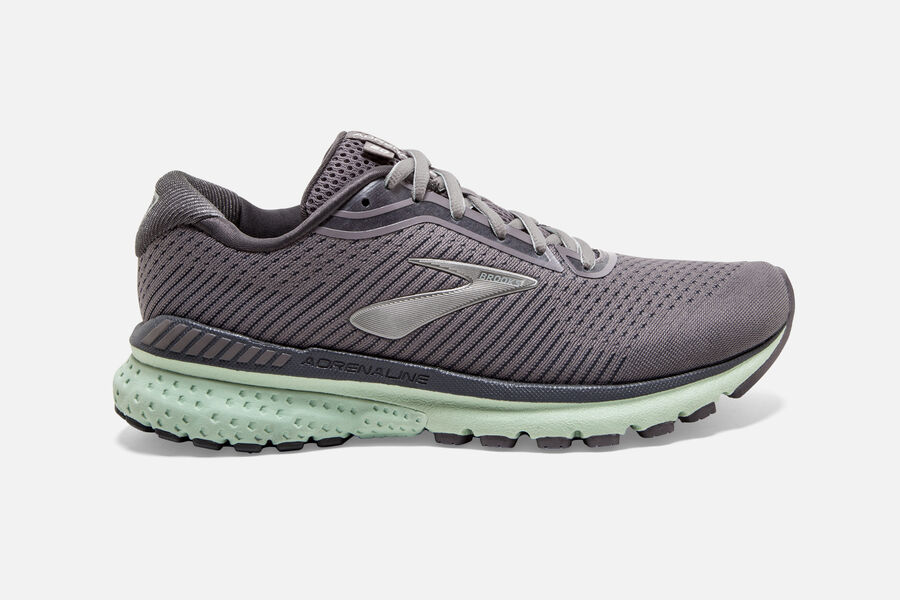 Zapatillas Running Brooks Adrenaline GTS 20 Mujer Gris Oscuro/Verde Menta Baratas BILV78029